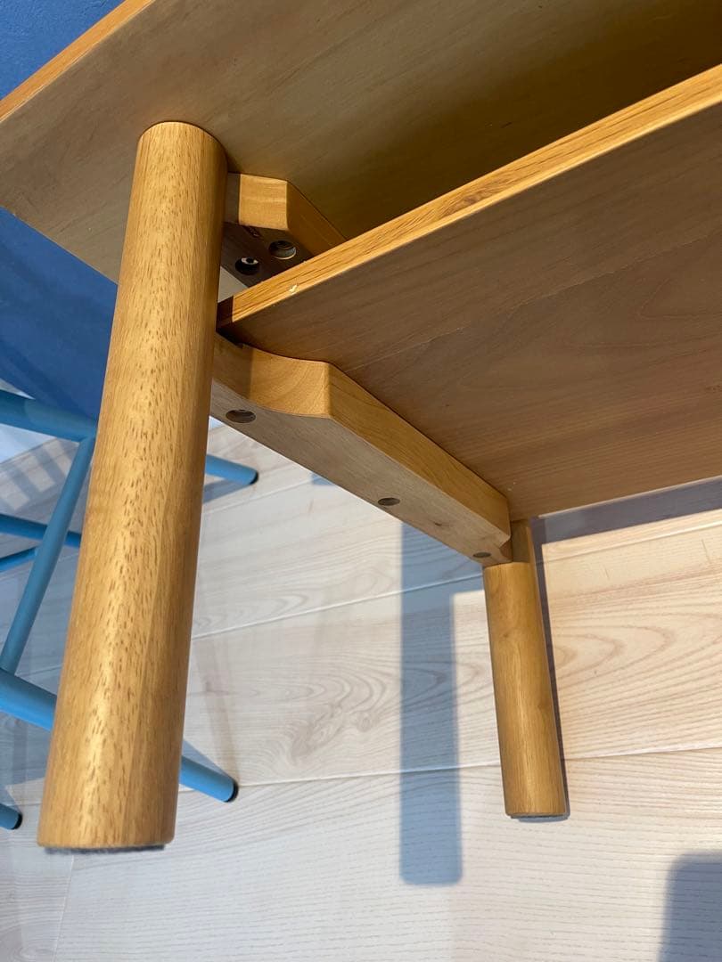 無印良品　木製ローテーブル　MUJI オーク材　センターテーブル　美品　リビング