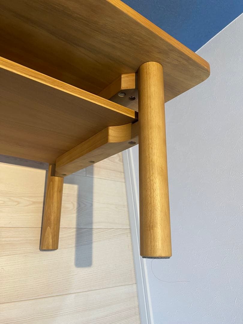 無印良品　木製ローテーブル　MUJI オーク材　センターテーブル　美品　リビング