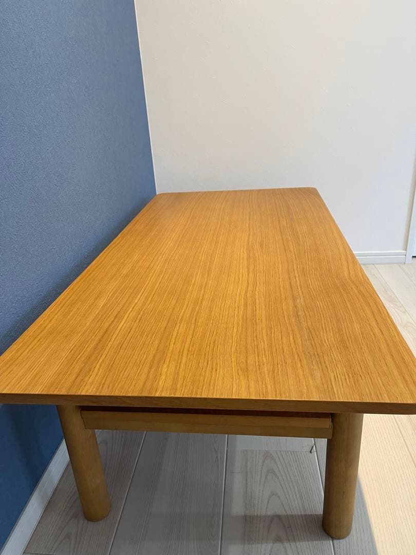 無印良品　木製ローテーブル　MUJI オーク材　センターテーブル　美品　リビング