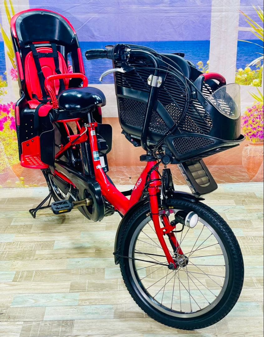 ヤマハパスキス⭐️人気モデル！子供乗せ電動アシスト自転車Y3617