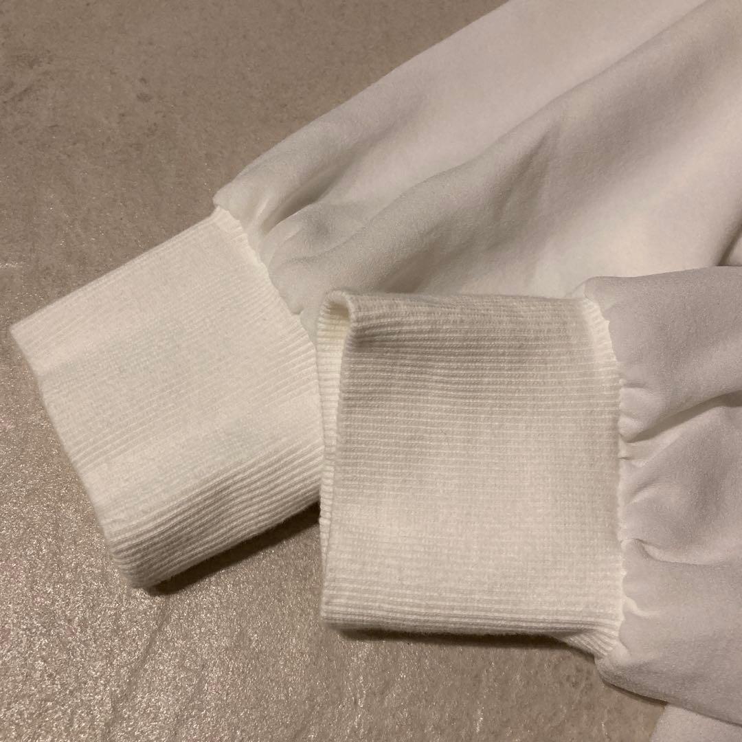 RIVE DROITE ジョーゼットポケットブラウス　ホワイト シアー 白