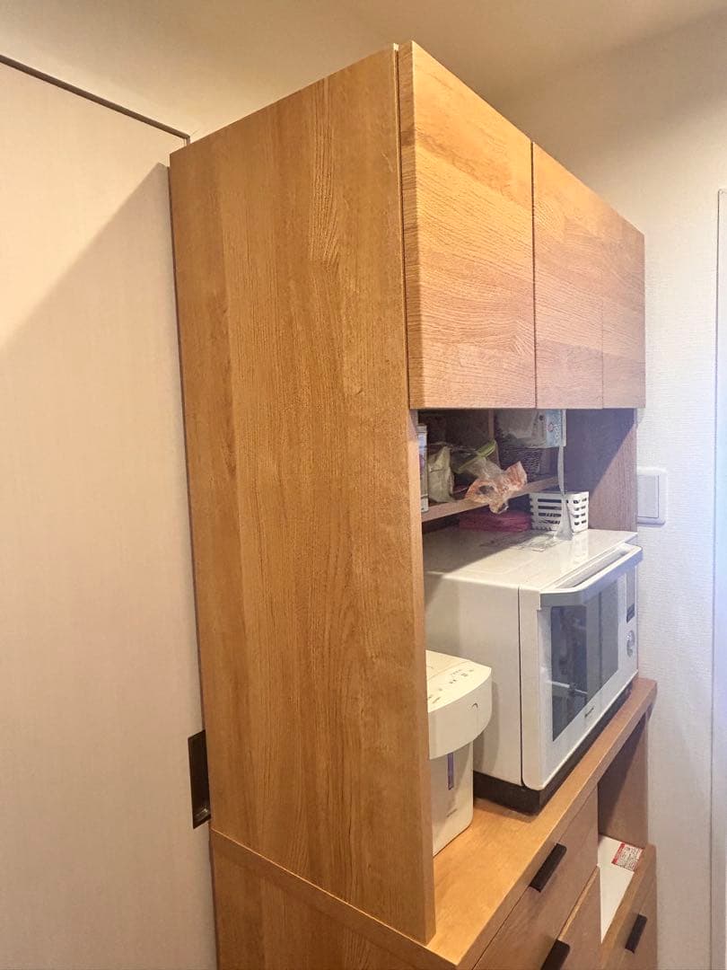 【お値下げ】ニトリ キッチンボード(エトナ90KB LBR)