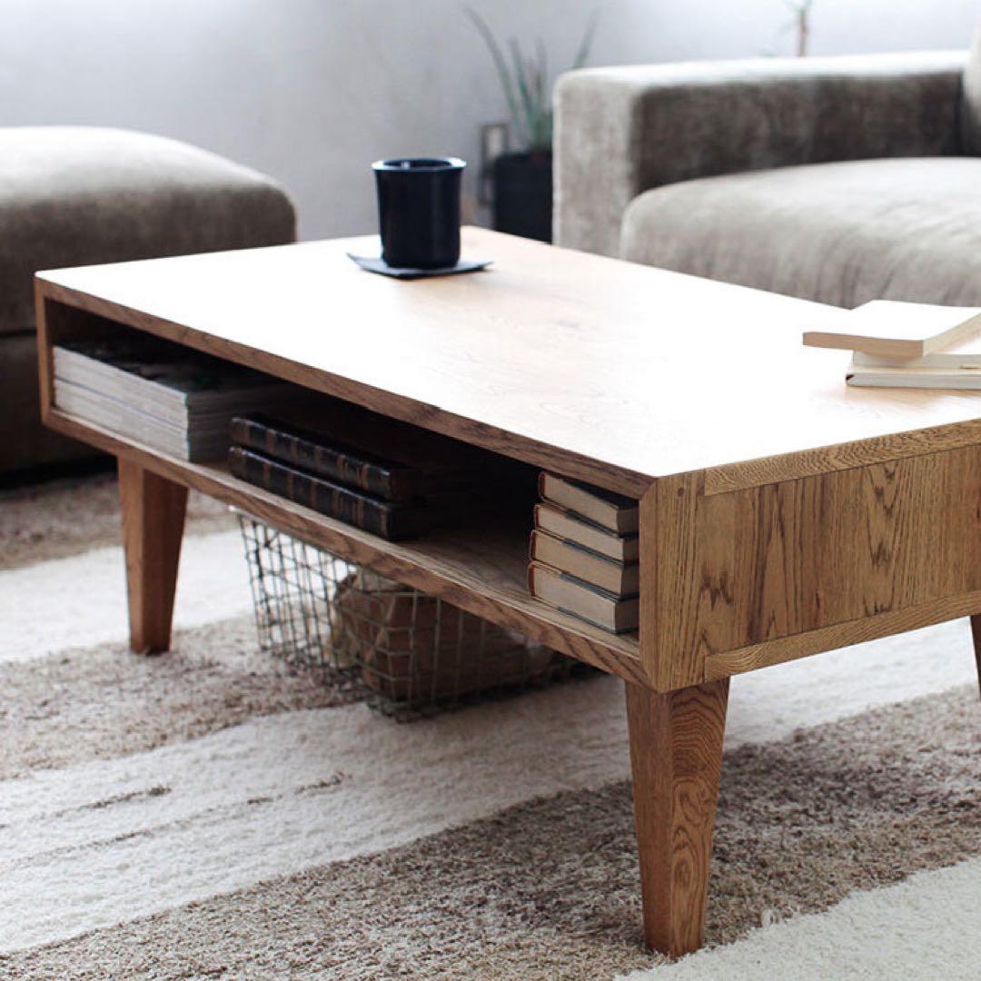 【クラッシュゲート】 アウロ センターテーブル オーク材【美品】