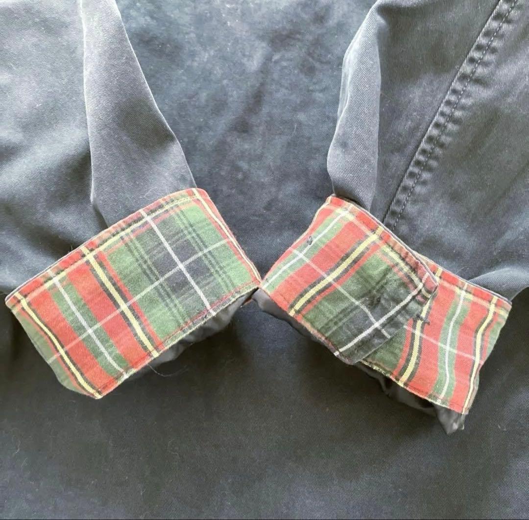 ポロラルフローレン　スウィングトップ ネイビー　赤チェック