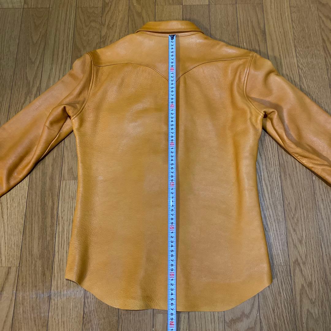 The REAL McCOY’Sディアスキン ウエスタンシャツ 14 1/2