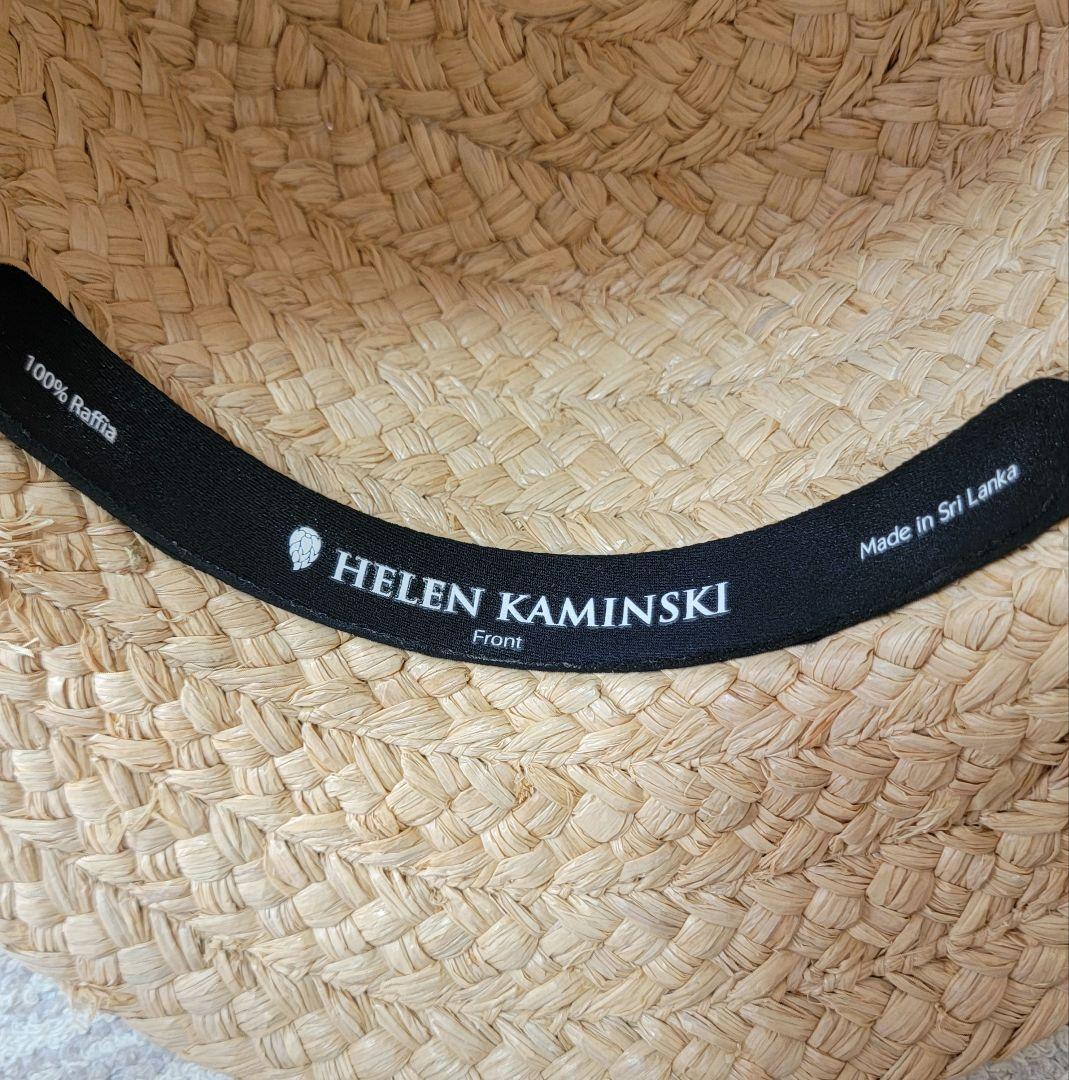 2回のみ着用 ヘレンカミンスキー CATHERINE ラフィアハット 麦わら帽子