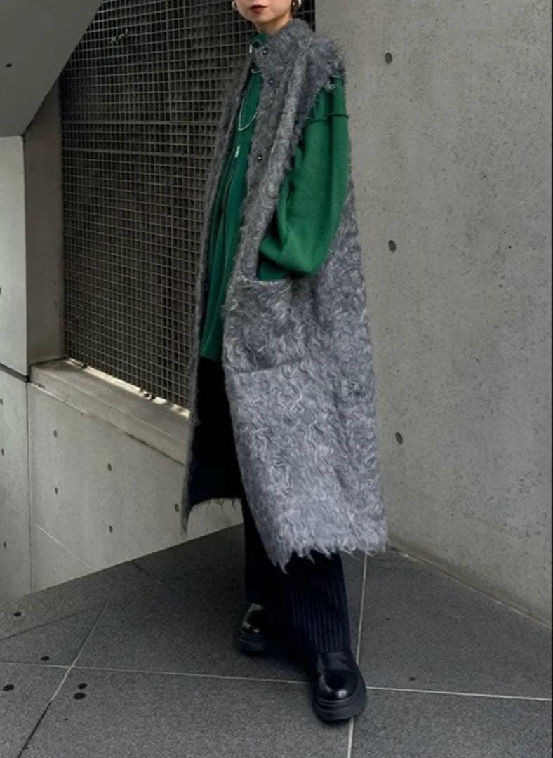 新品★ SUPER BRUSHED LONG VEST