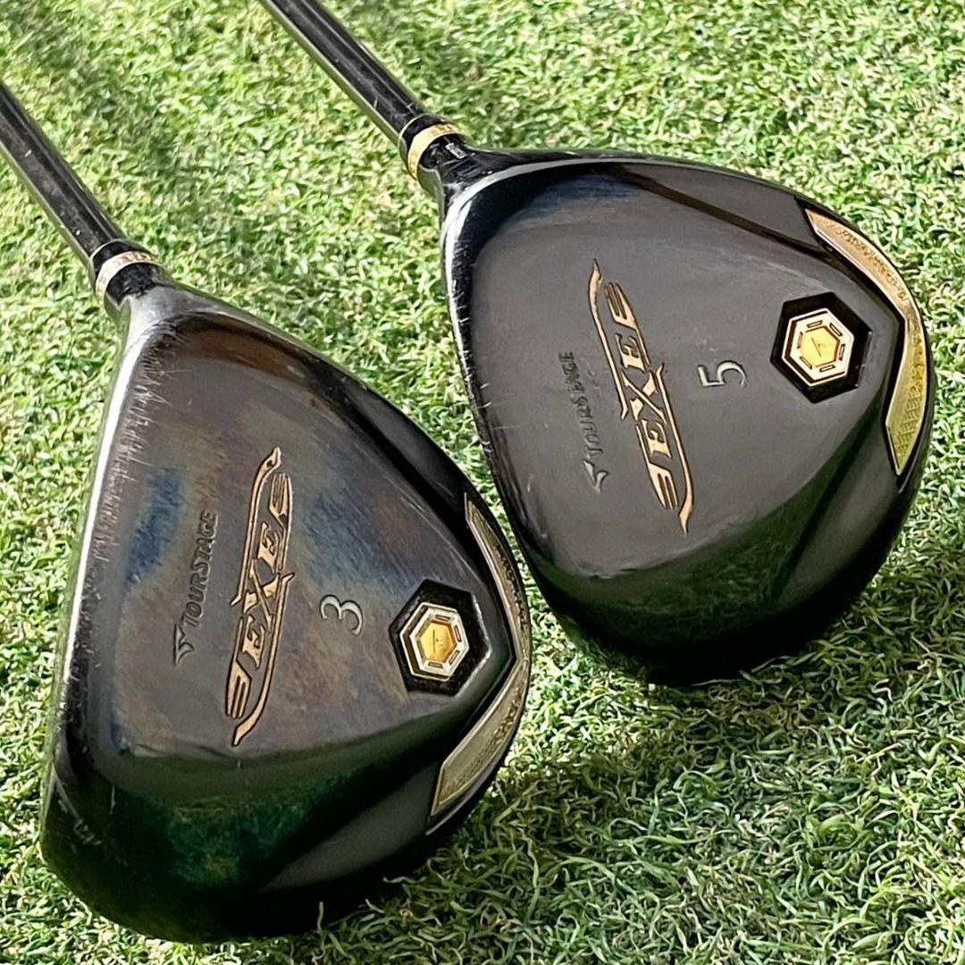 ツアーステージ エグゼ スーパープレミアム 3W 5W R 右 2本 FW 良品