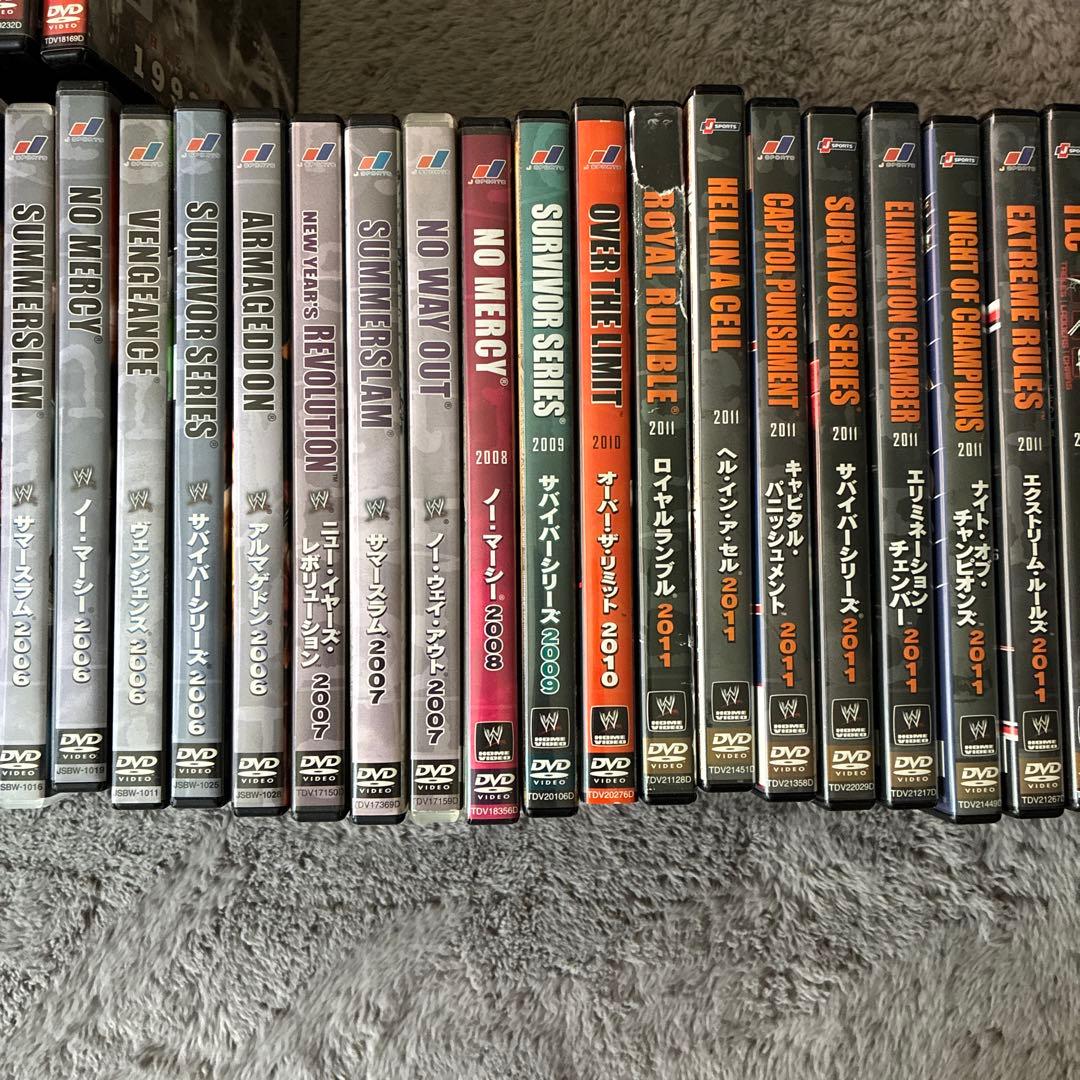 WWE DVDまとめ売り　日本語字幕付き