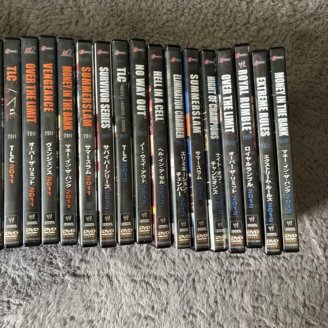 WWE DVDまとめ売り　日本語字幕付き