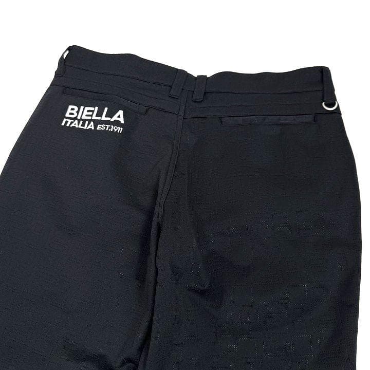 新品 フィラ ゴルフ 高周波キルト 3層ボンディング パンツ フリース 黒 78