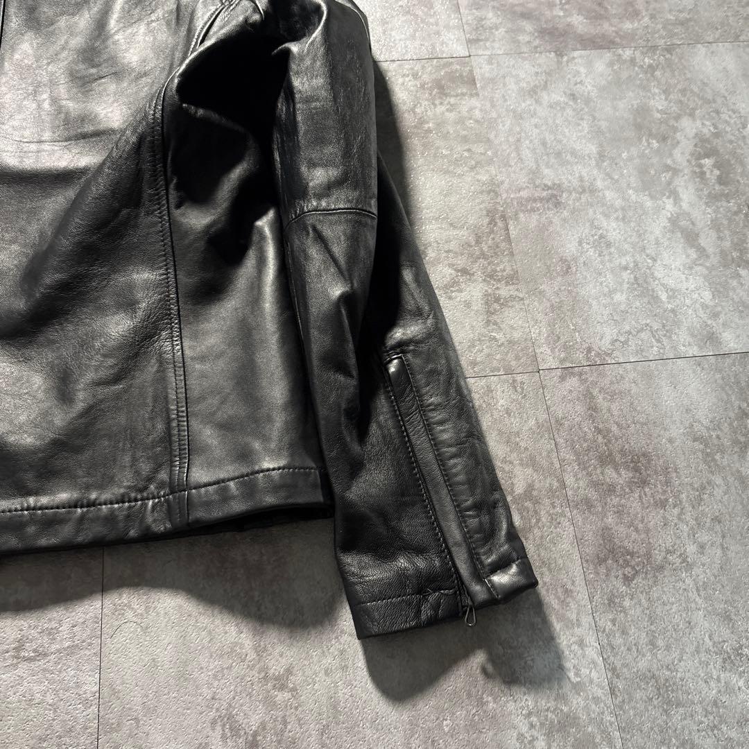 極美品　希少XL katharine hamnett leather jkt