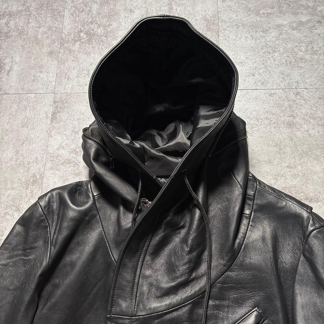 極美品　希少XL katharine hamnett leather jkt