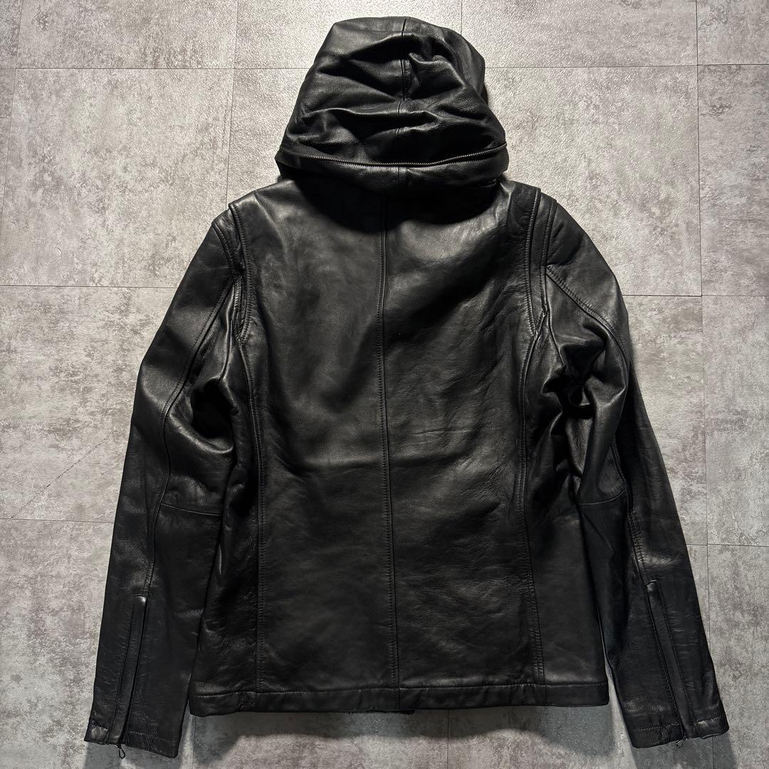 極美品　希少XL katharine hamnett leather jkt