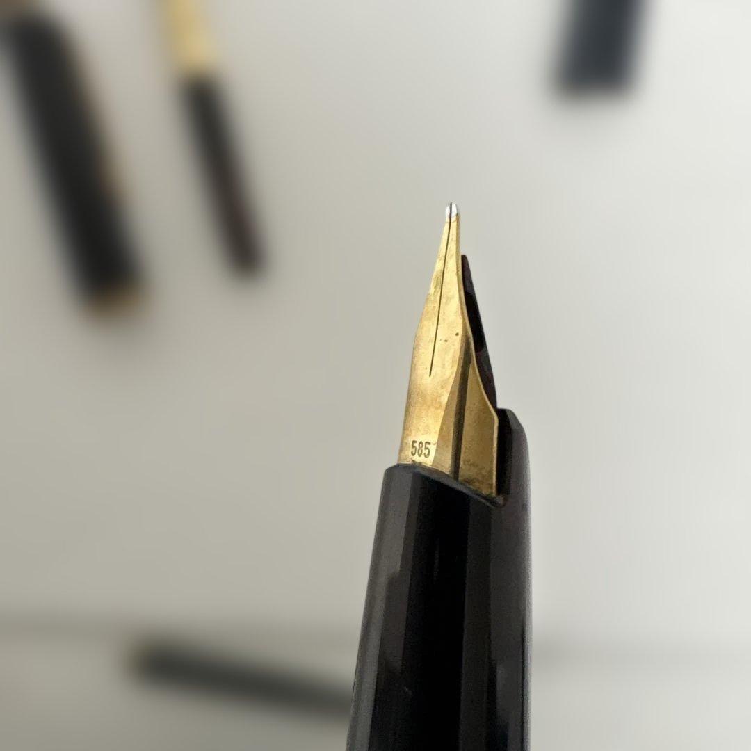 グ*ン様 MONT BLANC 585 14K 万年筆 黒 インクカートリッジ×