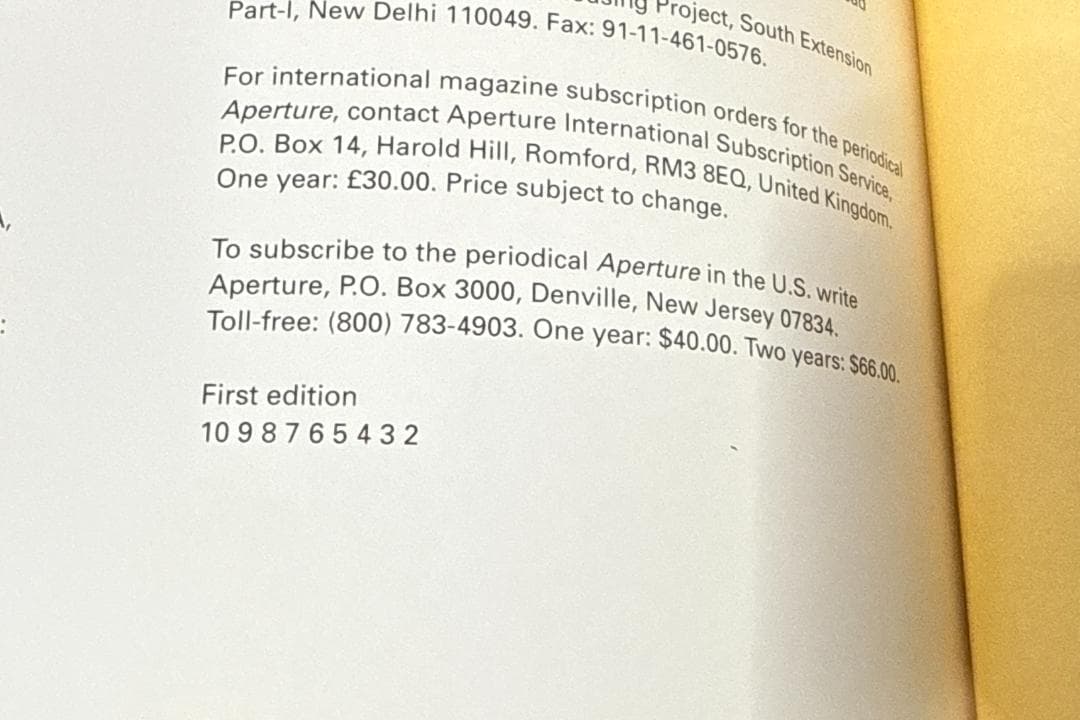 COMING OF AGE 　Will McBride 初版第２刷