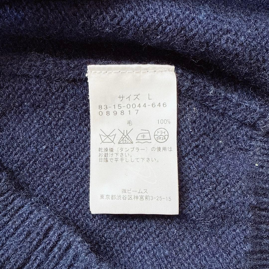 BEAMS GOLF ビームスゴルフ レディース セーター ウール100% L