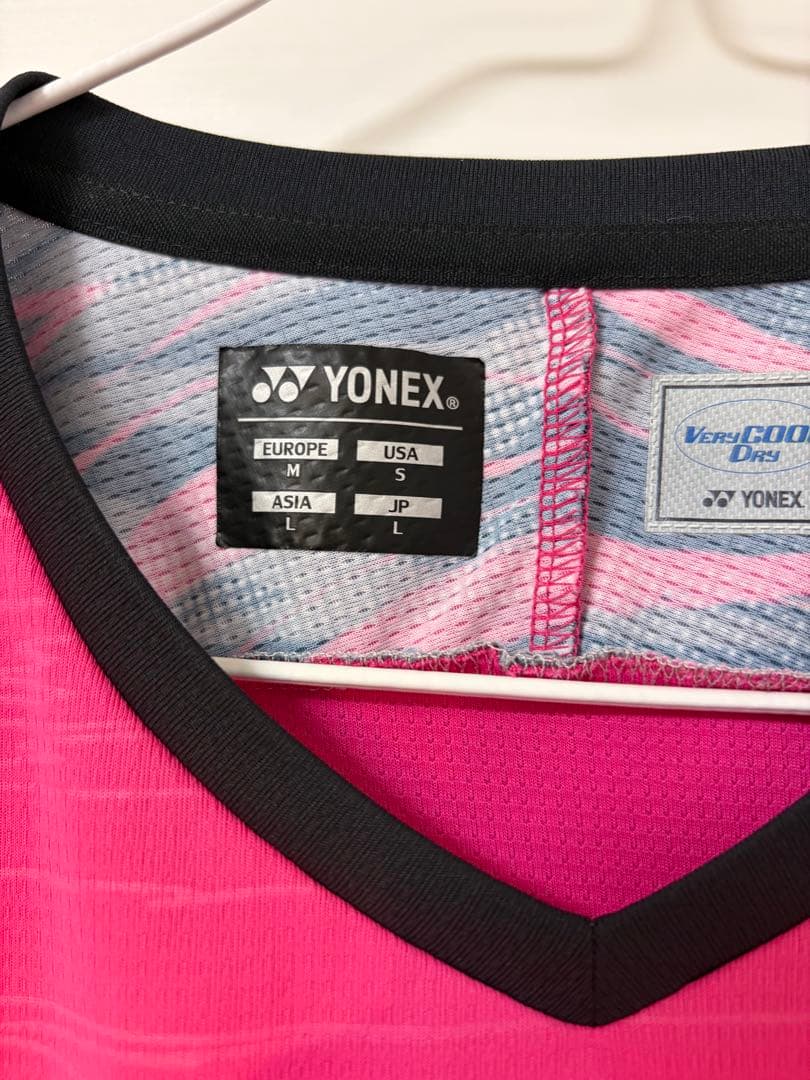 YONEX バドミントンシャツ JP L ピンク