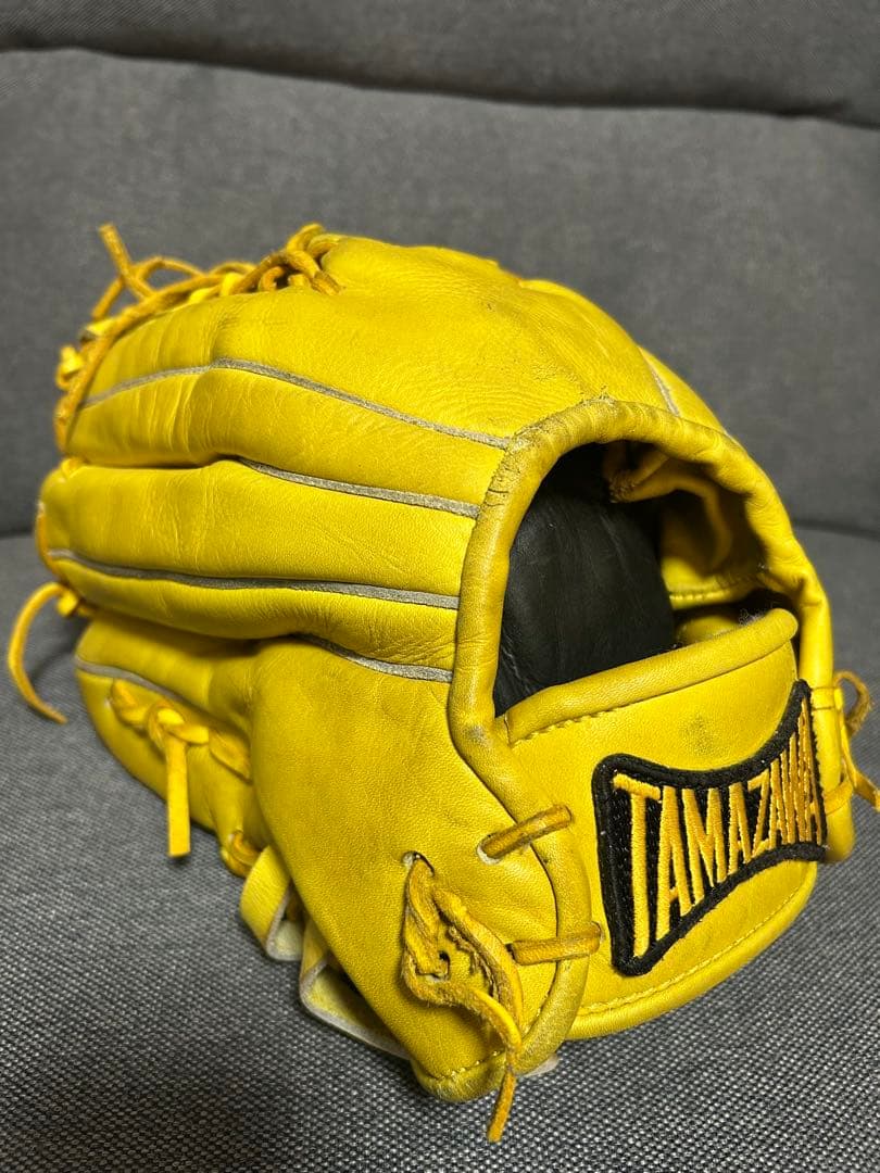 タマザワ 両手投げ 軟式グローブ TG-WH20イエロー 左右 TAMAZAWA