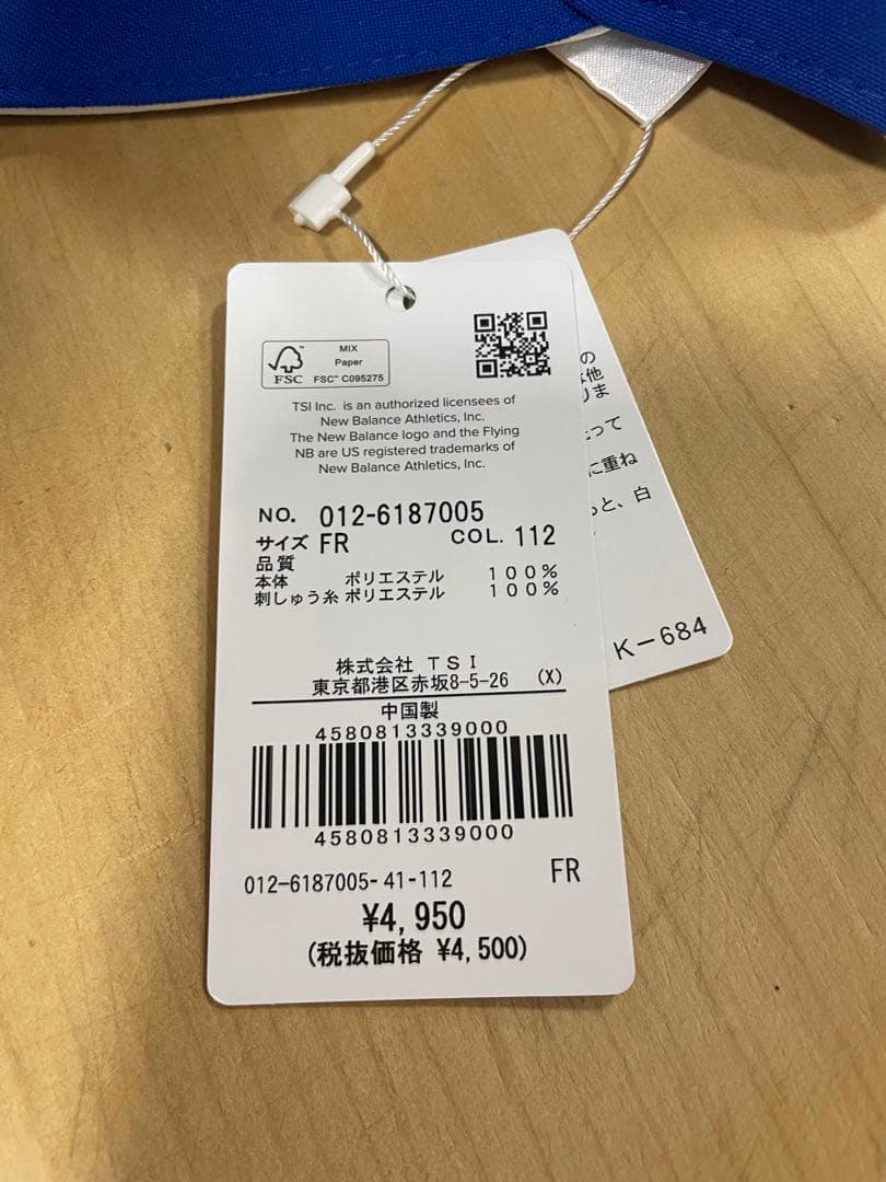 【2026ss 】New Balance ゴルフキャップ ロイヤルブルー