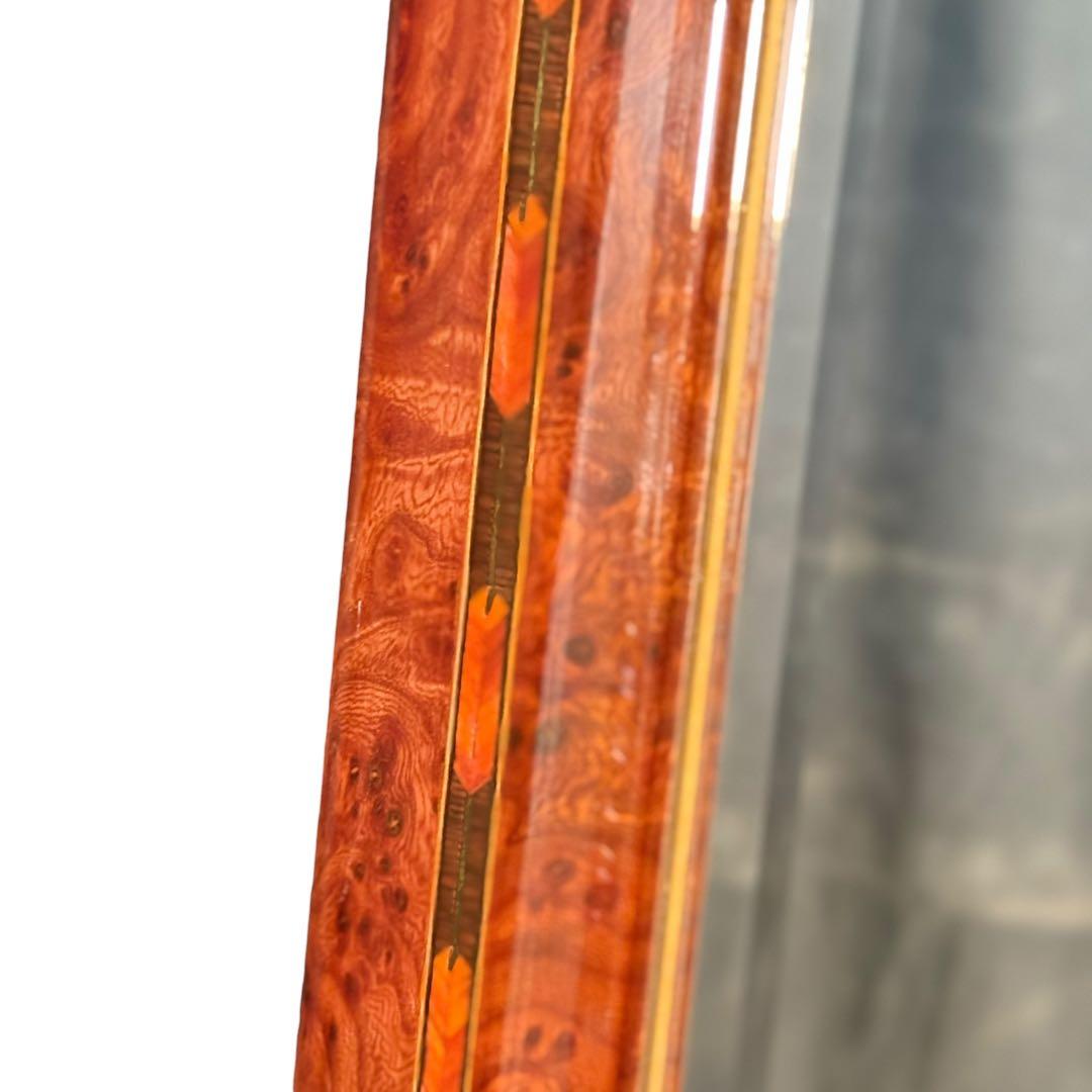 KZ013 高級象嵌縁取り　ウォールミラー　姿見　120cm