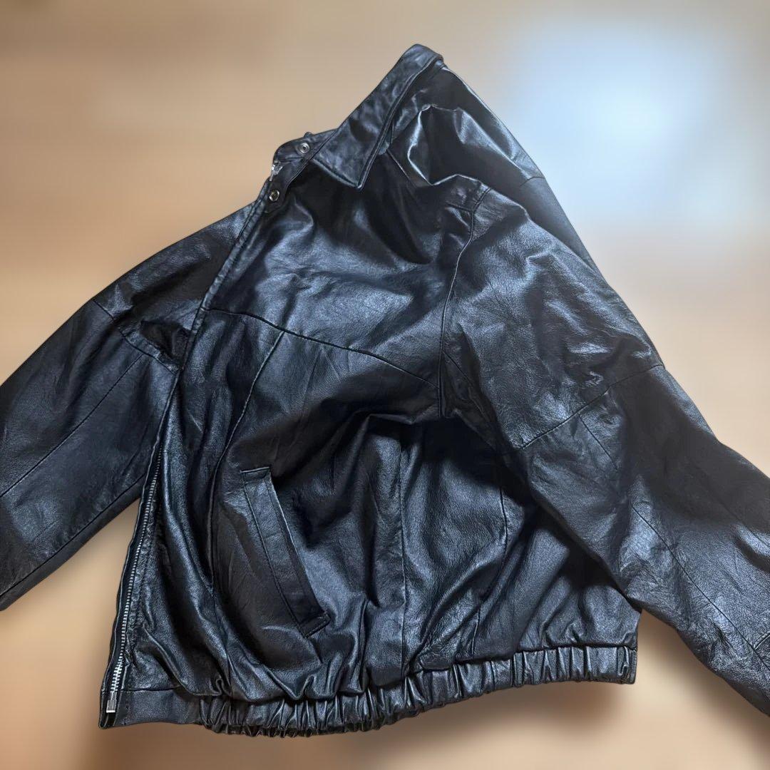 【リメイク】ドリズラージャケット　ラルフローレン　レザージャケット