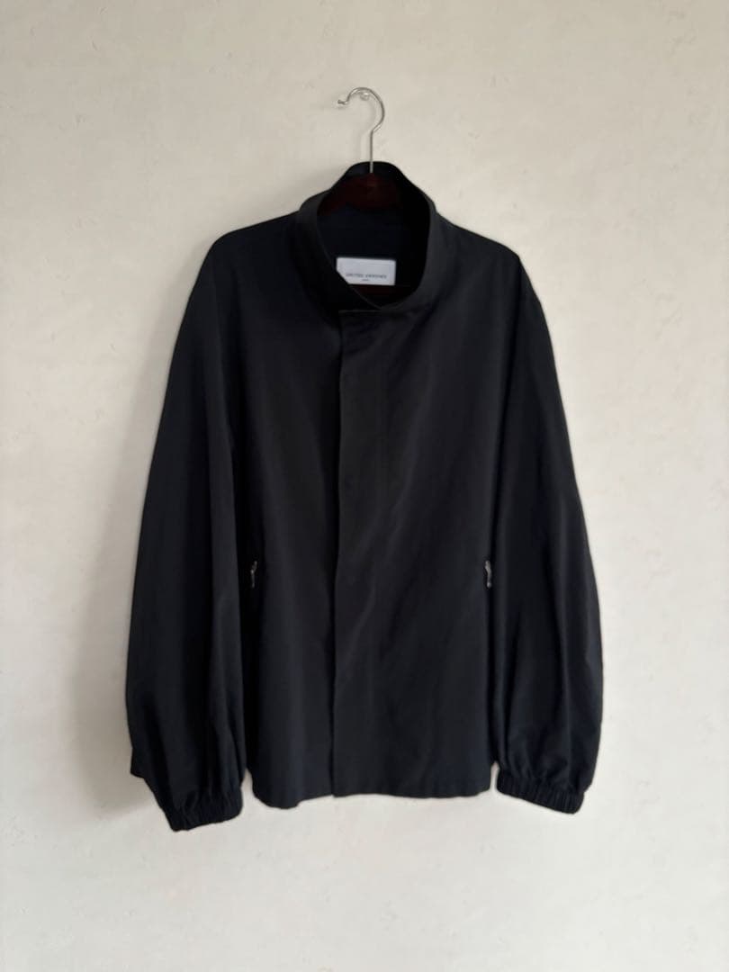 ユナイテッドアローズ　タフタ スタンドカラー ブルゾン