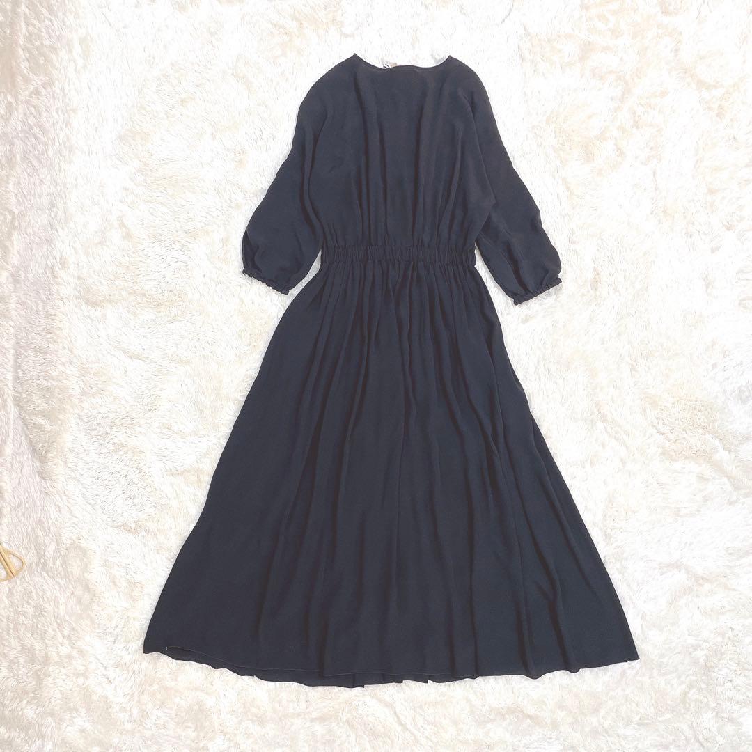 未使用タグ付き✨N°21 ロングワンピース シルク混 Aライン 定価13.5万円