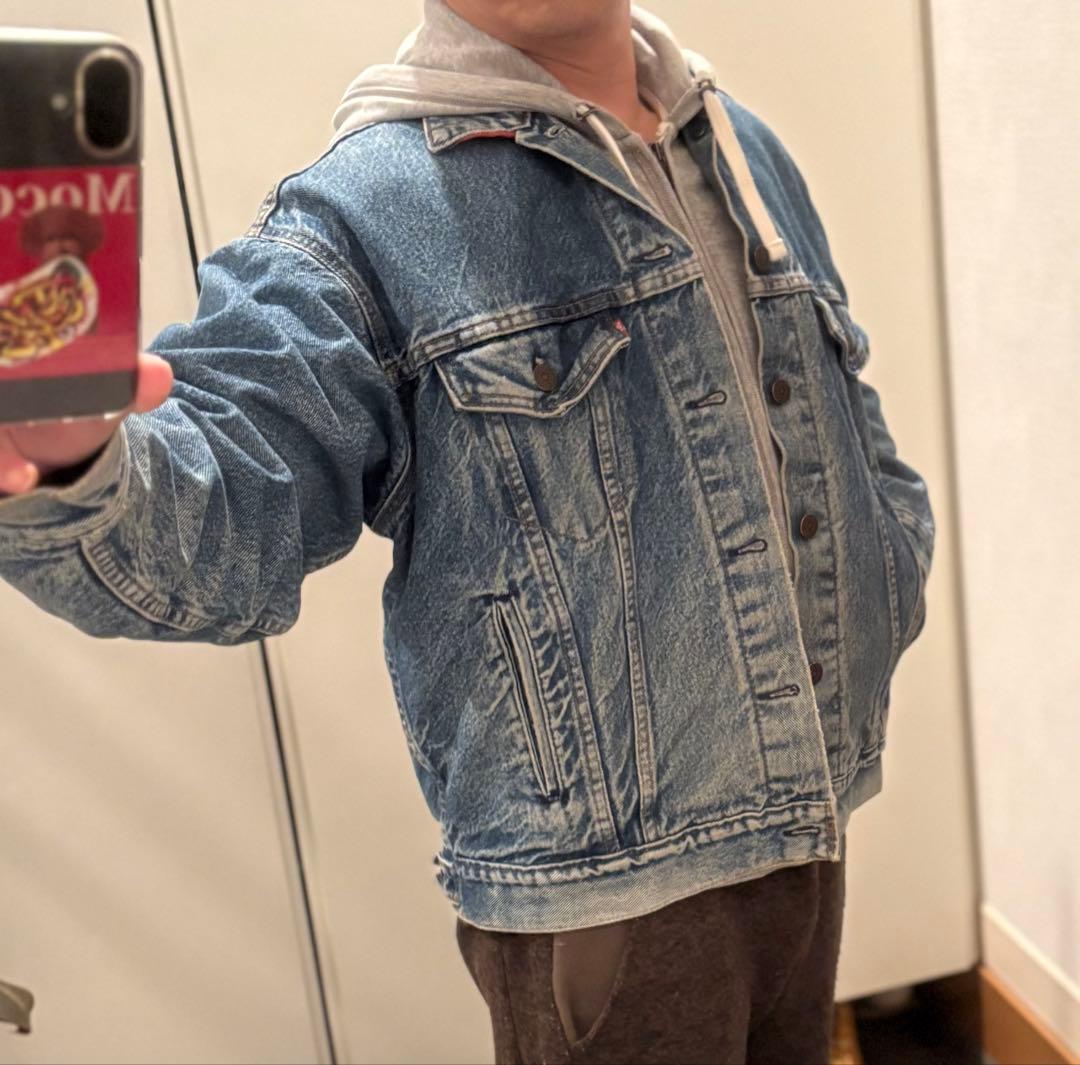 【希少】90s USA Levi's 70417 ネルライナー デニムM