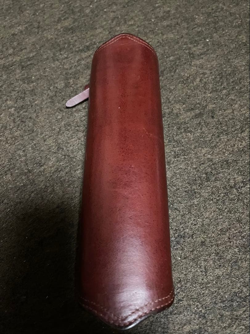 コルボ　ペンケース　バーガンディ色