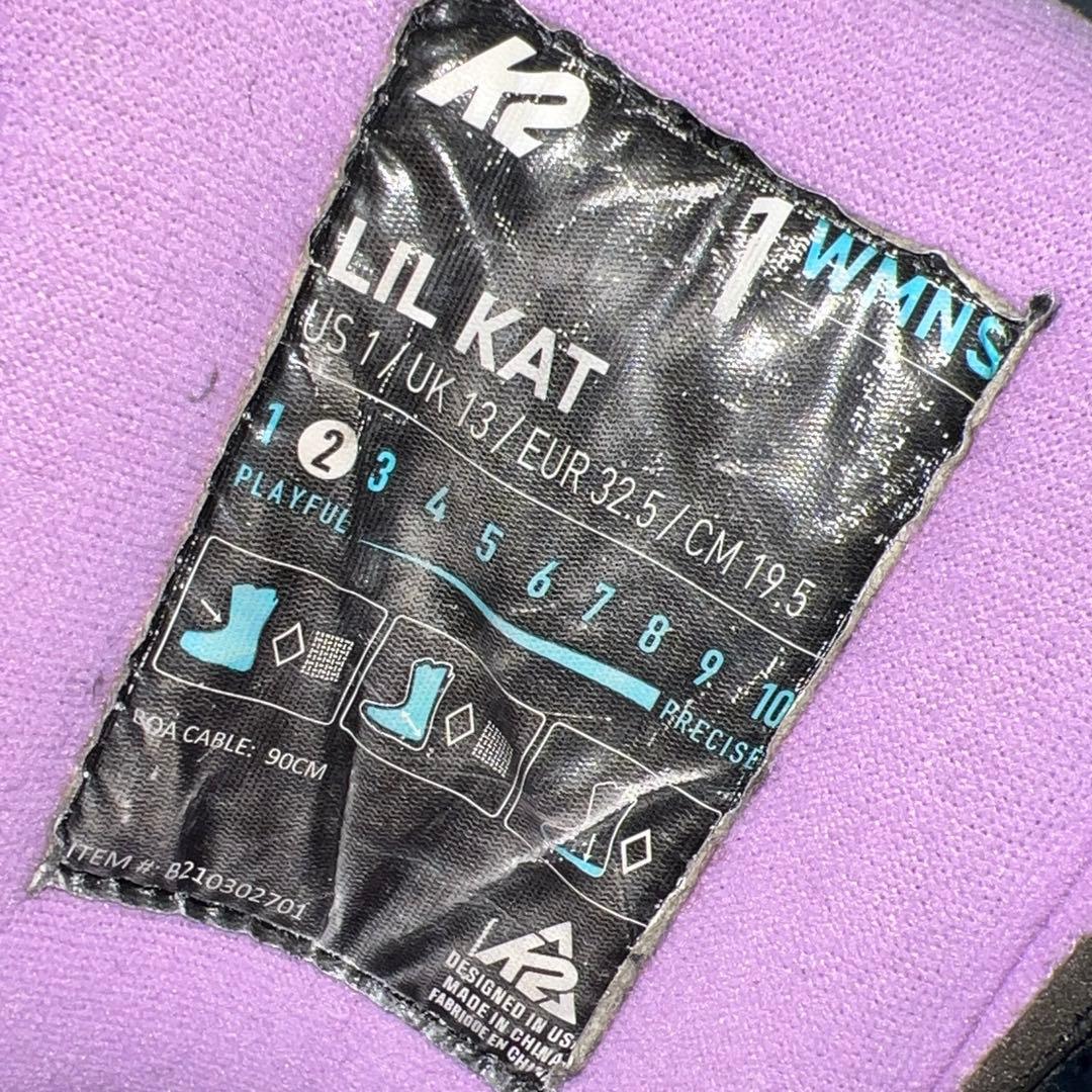 ５回使用 キッズスノーボード 100cm SPOON×バイン×BOAブーツ