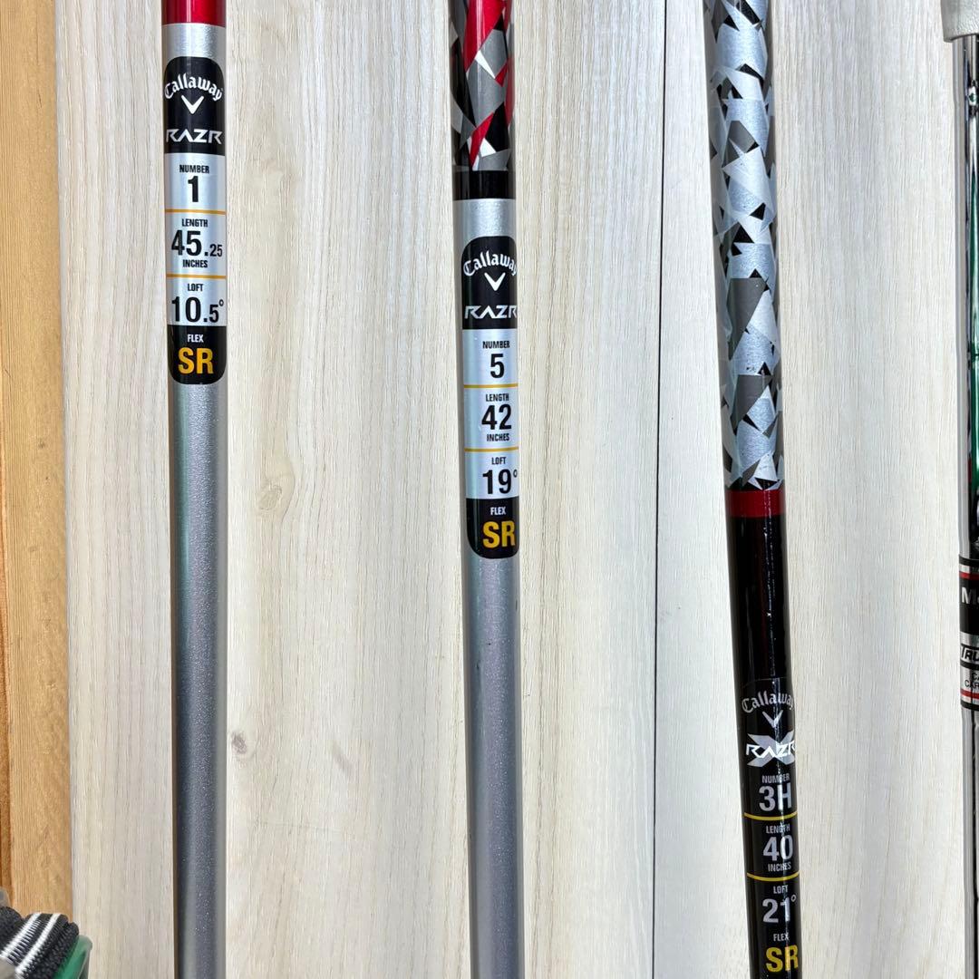 【メンズ右】キャロウェイ 豪華 RAZR メンズゴルフセット 12本
