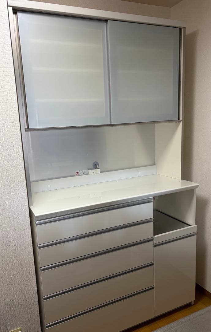 【お値下げ可】パモウナ　食器棚　キッチンボード　120cm