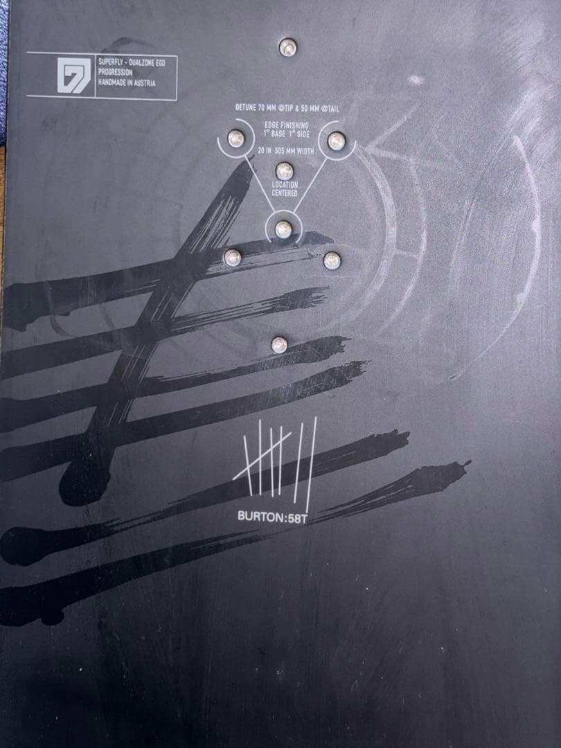 新品未使用品 絶版品 BURTON SEVEN スノーボード 58T