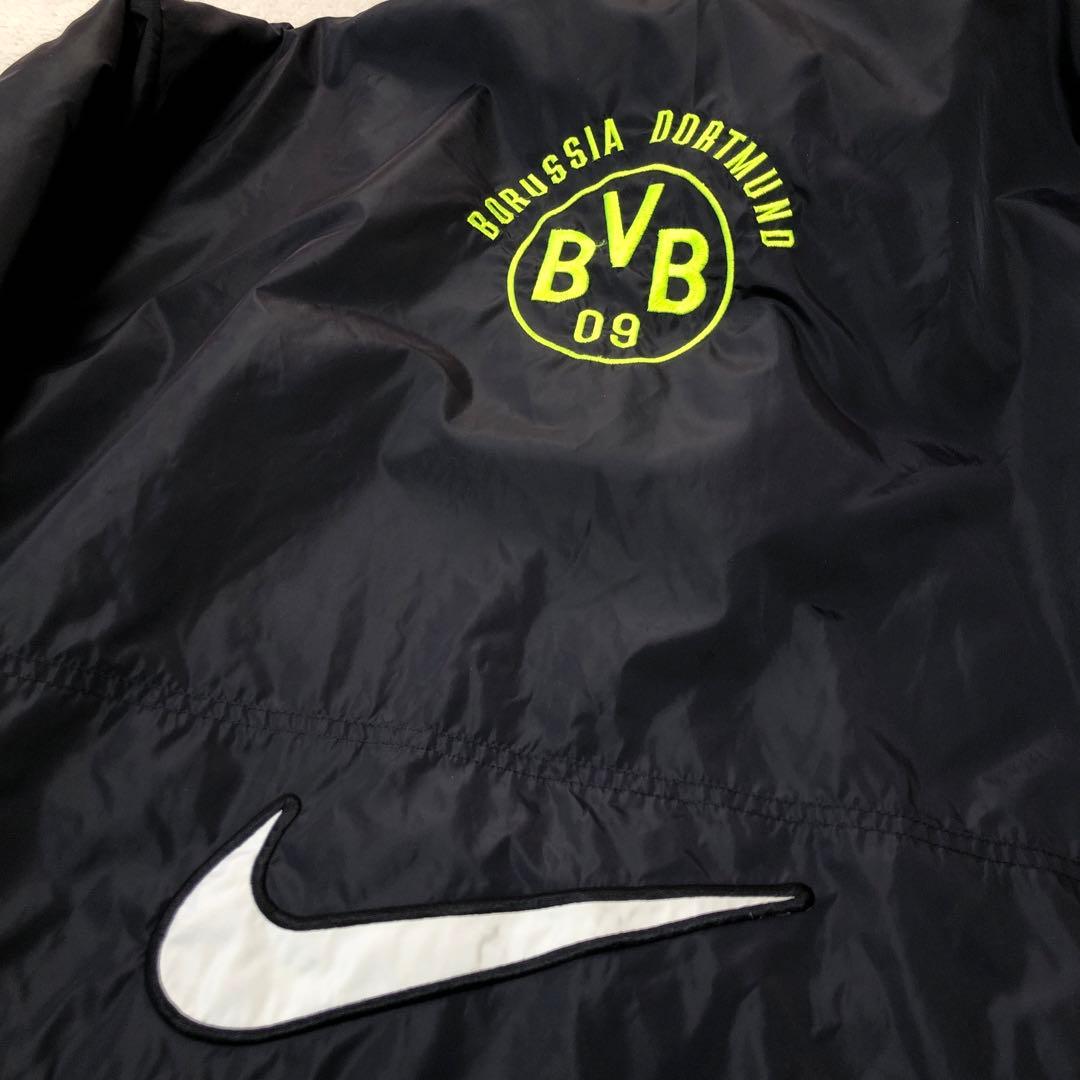 90s NIKE ヴィンテージ　ボルシアドルトムント　ナイロン　ジャケット