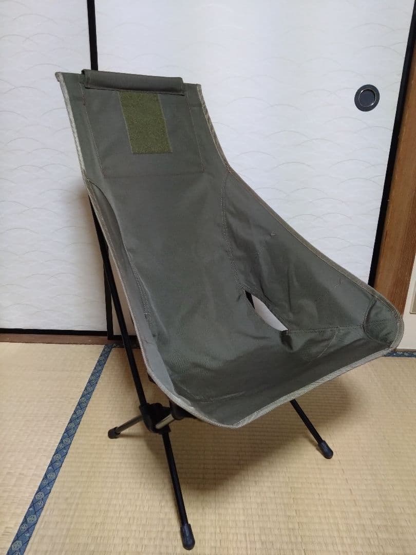ヘリノックス タクティカルサンセットチェア　オリーブ　ロッキングフット付き