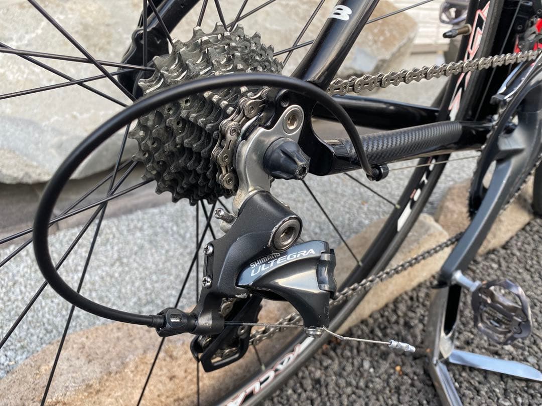 ARGON18 ロードバイクフレーム ブラック/レッド サイズ XS アルテグラ