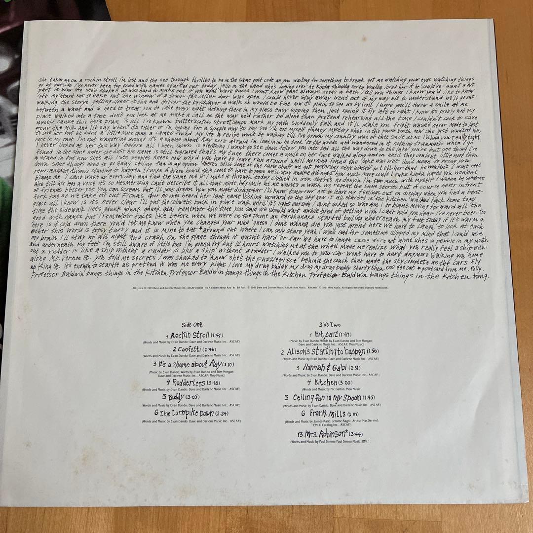 Lemonheads It's a shame about Ray レコード