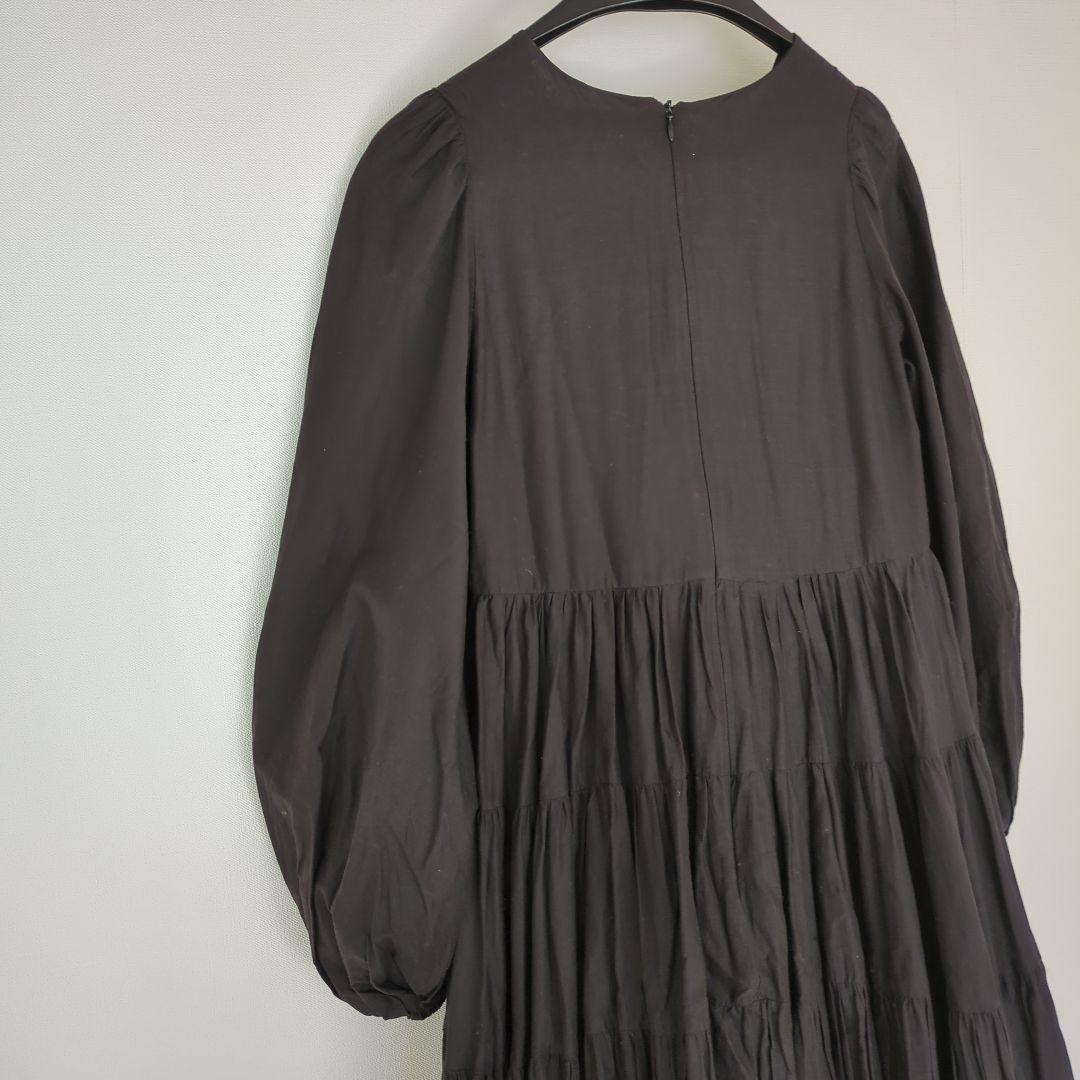 MARIHA 天使のドレス　ロングワンピース　ブラック　綿100% 着心地良好