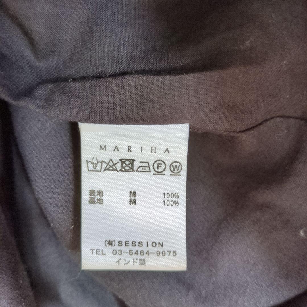 MARIHA 天使のドレス　ロングワンピース　ブラック　綿100% 着心地良好