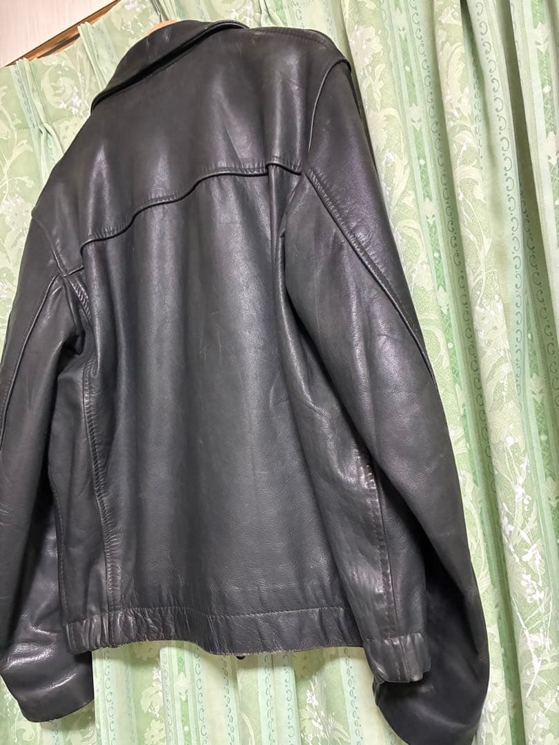 a*4様 ユーロビンテージ　フランス軍　レザー　パイロットジャケット ビッグシル