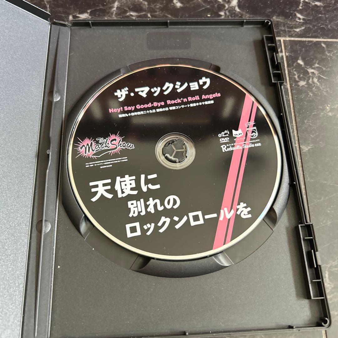 中古品　マックショウ　DVD 天使に別れのロックンロールを　ライブ