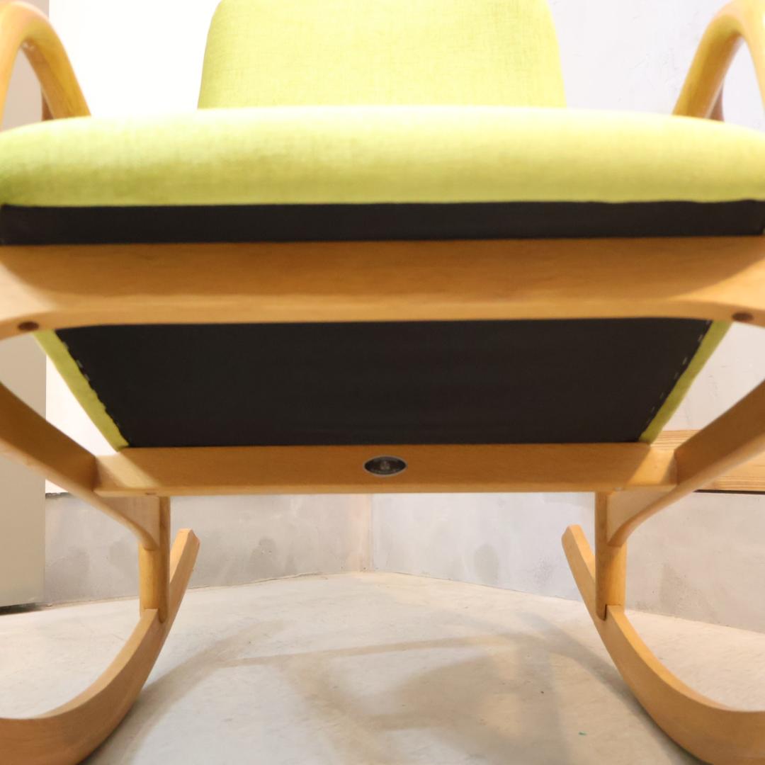 AKIMOKU 秋田木工 No.1 ロッキングチェア チーク材 曲木 揺り椅子