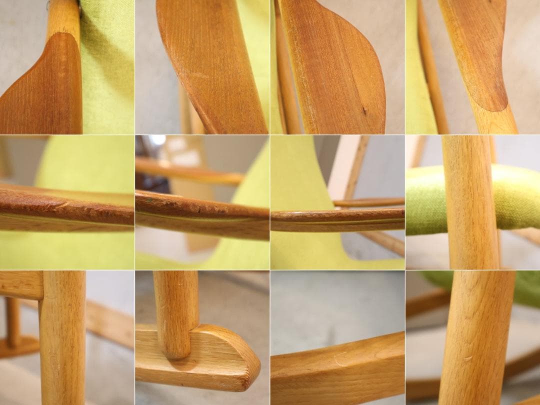 AKIMOKU 秋田木工 No.1 ロッキングチェア チーク材 曲木 揺り椅子