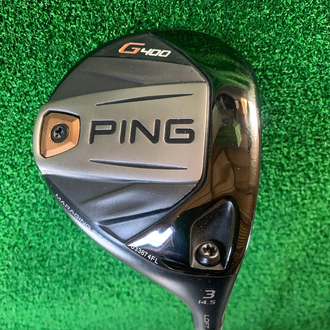 【超美品】名器PING G400 3W TOUR 173-65S 42.75㌅