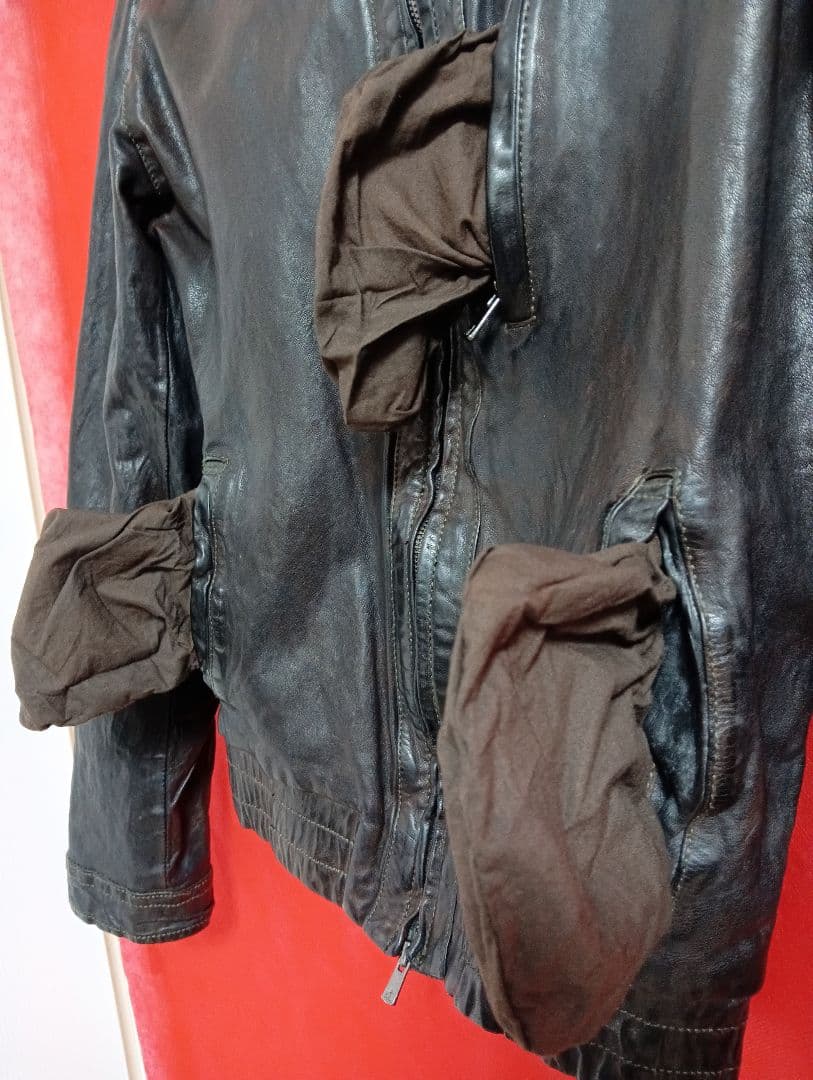 公*o様 LUVA TRAM SingleRider Backrush 革ジャケ