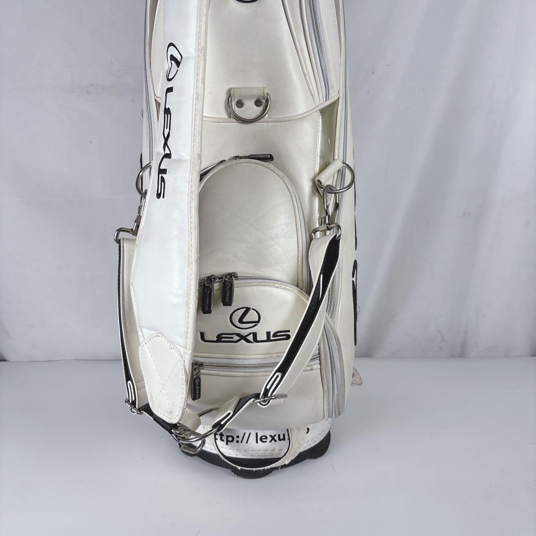 【希少】レクサス LEXUS キャディバッグ 3点式 ゴルフバッグ 6分割