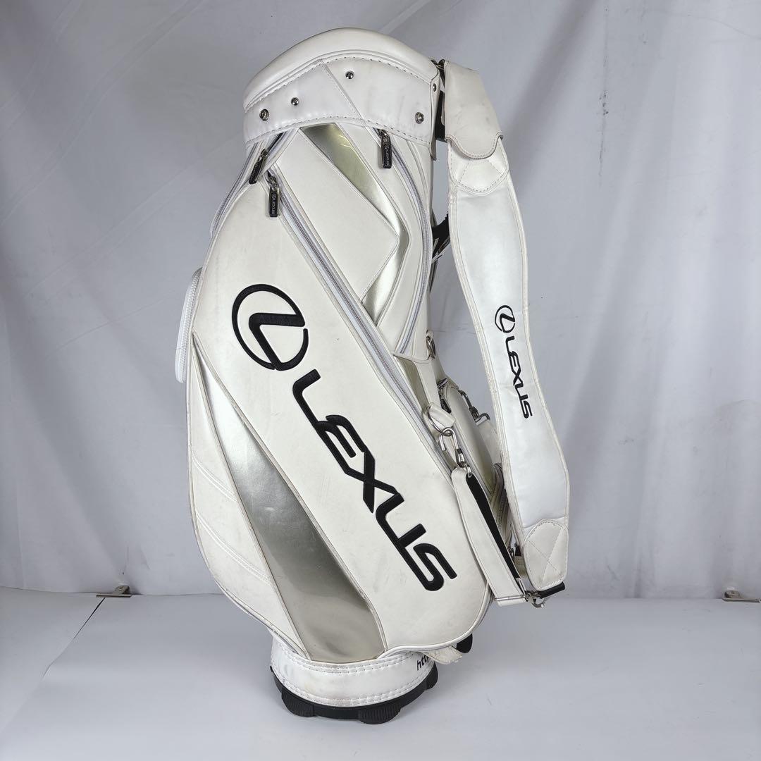 【希少】レクサス LEXUS キャディバッグ 3点式 ゴルフバッグ 6分割
