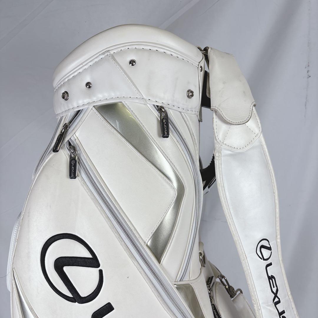 【希少】レクサス LEXUS キャディバッグ 3点式 ゴルフバッグ 6分割