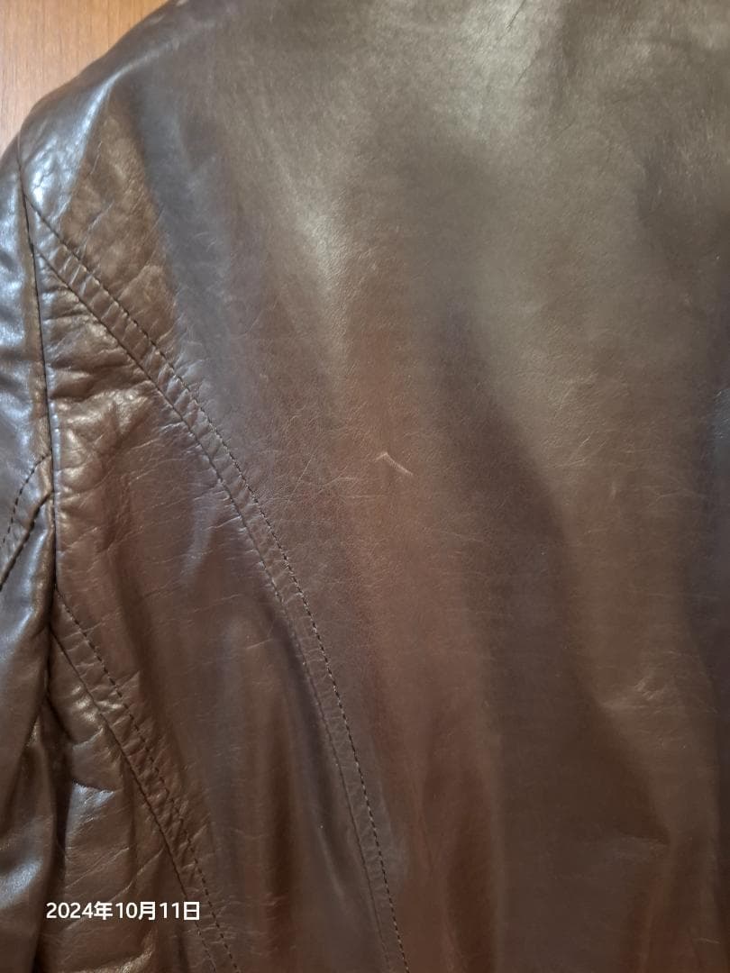 大幅再値下げ❗おしゃれなポールスミスの皮ジャケット　メンズ　Mサイズ